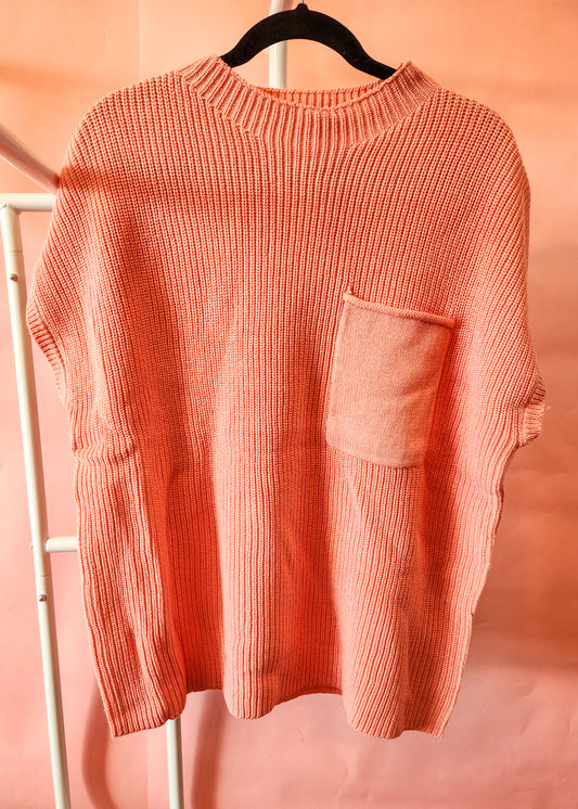 🎀CURVY🎀 Apricot Sweater Top