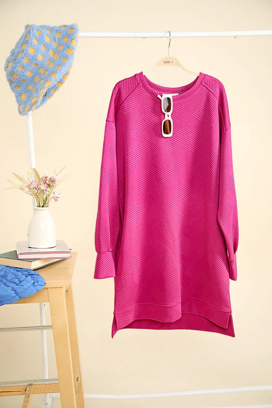 Magenta Casual Dress