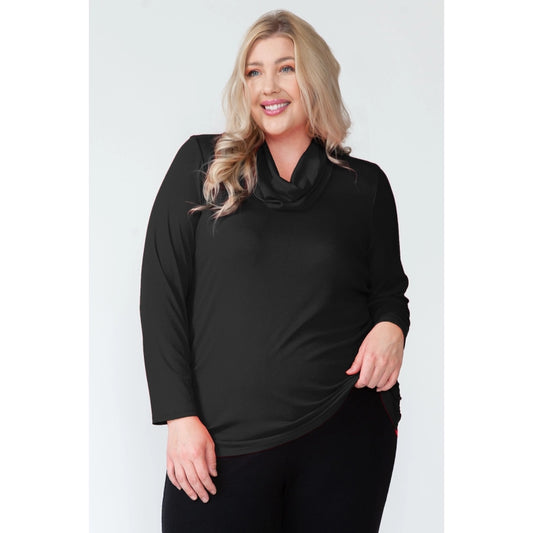 🎀CURVY🎀 Turtle Neck Long Sleeve Basic Top